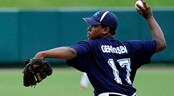 Disney International Salute to Baseball event A pitcher throws a 2-seam fastball