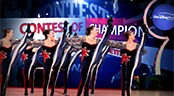 Contest of Champions Nationals Young cheerleaders perform maneuvers