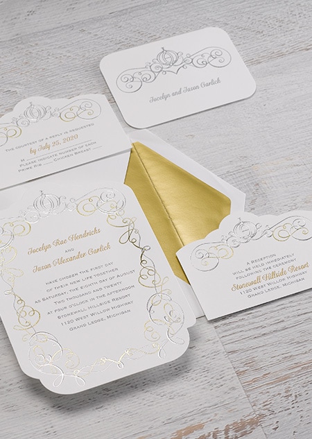 Cinderella Enchanted Invitations Cinderella Enchanted Invitations
