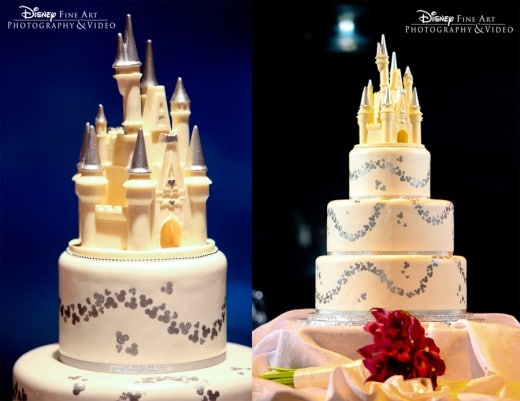 Disney Projection Animation Wedding Cake Blogtheknotcom Wedding