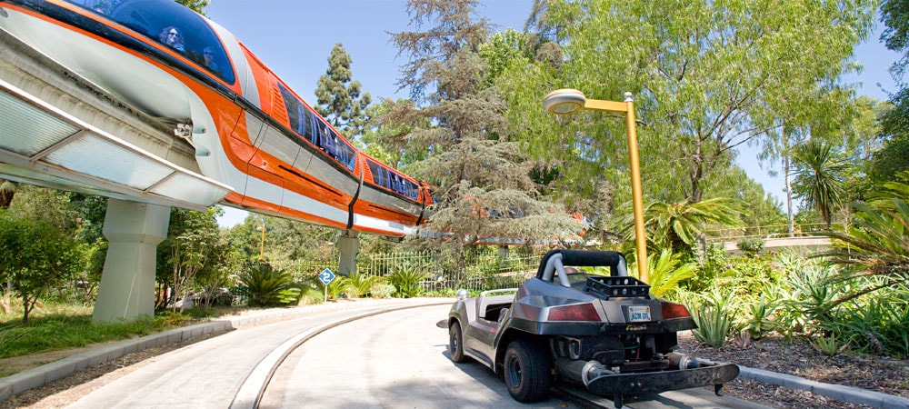 Autopia Car and Monorail