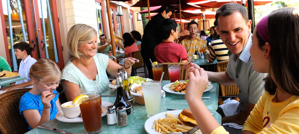 Guests Dining at La Brea Bakery Cafe