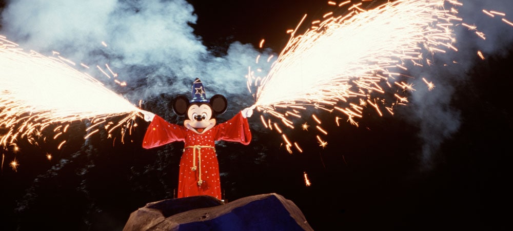 Mickey Mouse Dressed As Sorcerer