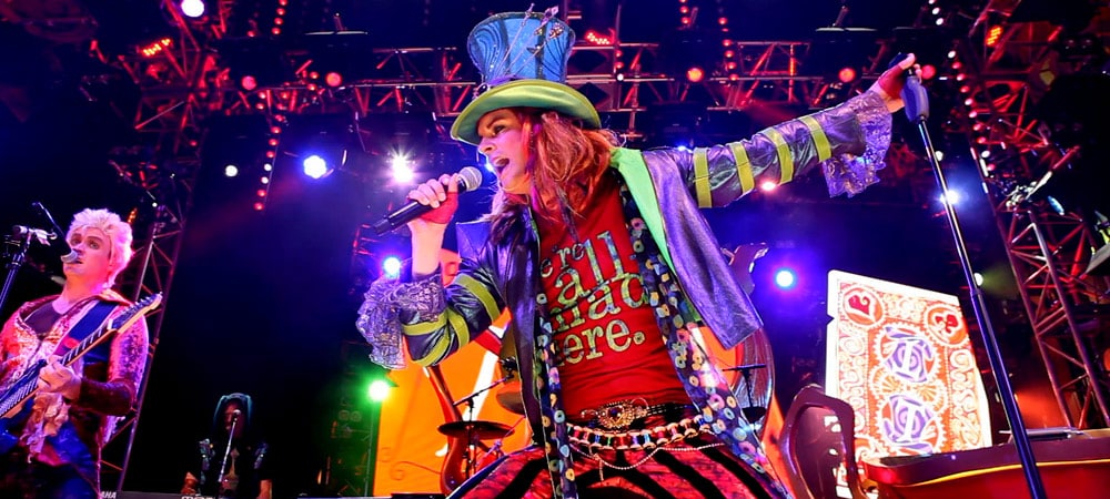 Mad T Party in Hollywood Studio's Backlot at Disney California Adventure Park.
