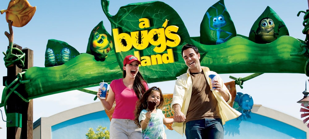 Family in Front of A Bug's Land