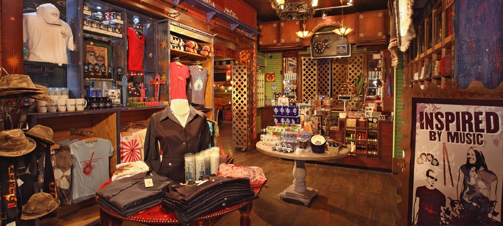 Inside the House of Blues Store