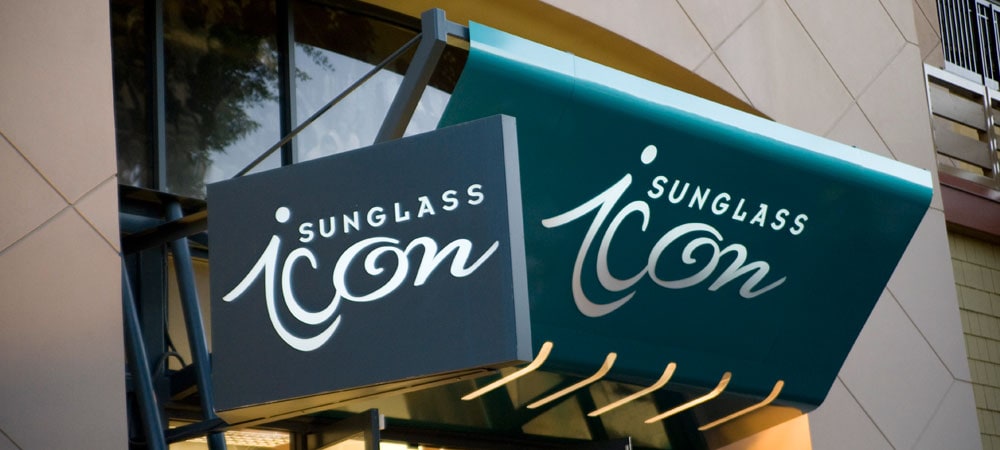 Sign for Sunglass Icon
