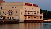 The exterior of the Atlantic Dance Hall, next to a lake
The exterior of the Atlantic Dance Hall, next to a lake