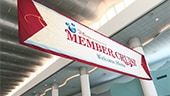 A banner that reads Disney Vacation Club MEMBER CRUISE Welcome Home
