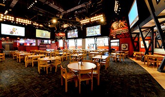 ESPN Wide World of Sports Grill A dining room at the ESPN Wide World of Sports Grill