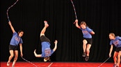 USA Jump Rope 3 kids jumping rope