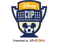 Disney Cup International An icon of a cup with a soccer ball with mouse ears with the words Disney Cup International