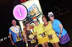 Group of runners at the Disney Wine & Dine 10K
