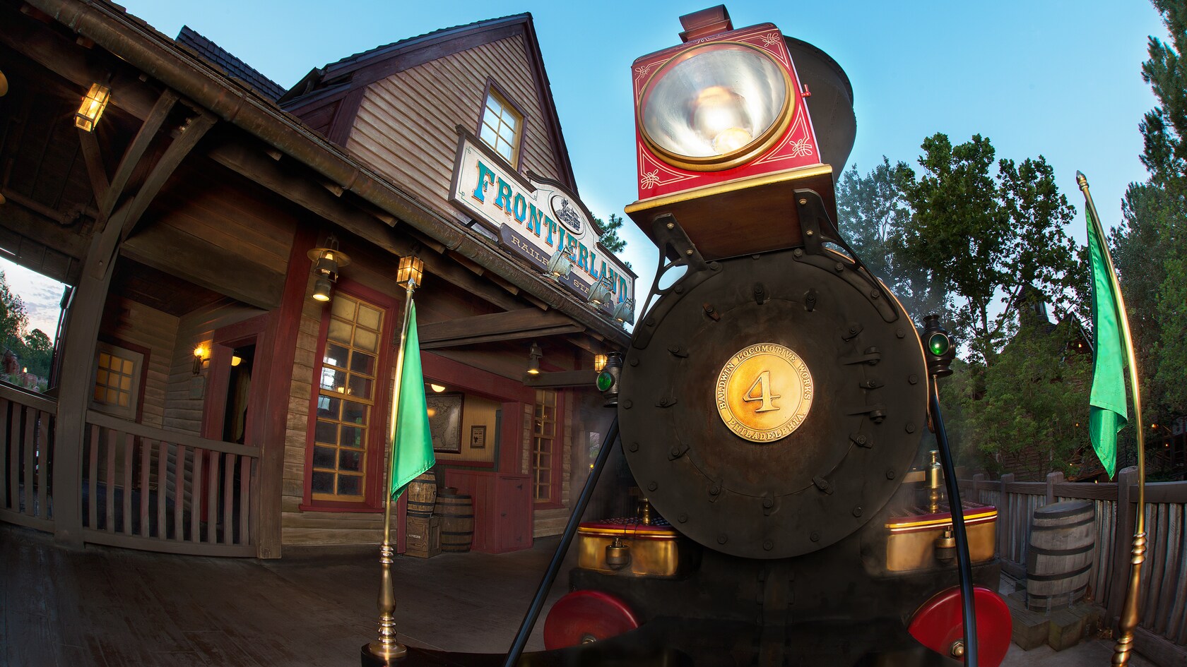 Walt Disney World Railroad en Frontierland Walt Disney World Resort