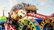 A group of people on Slinky Dog Dash
