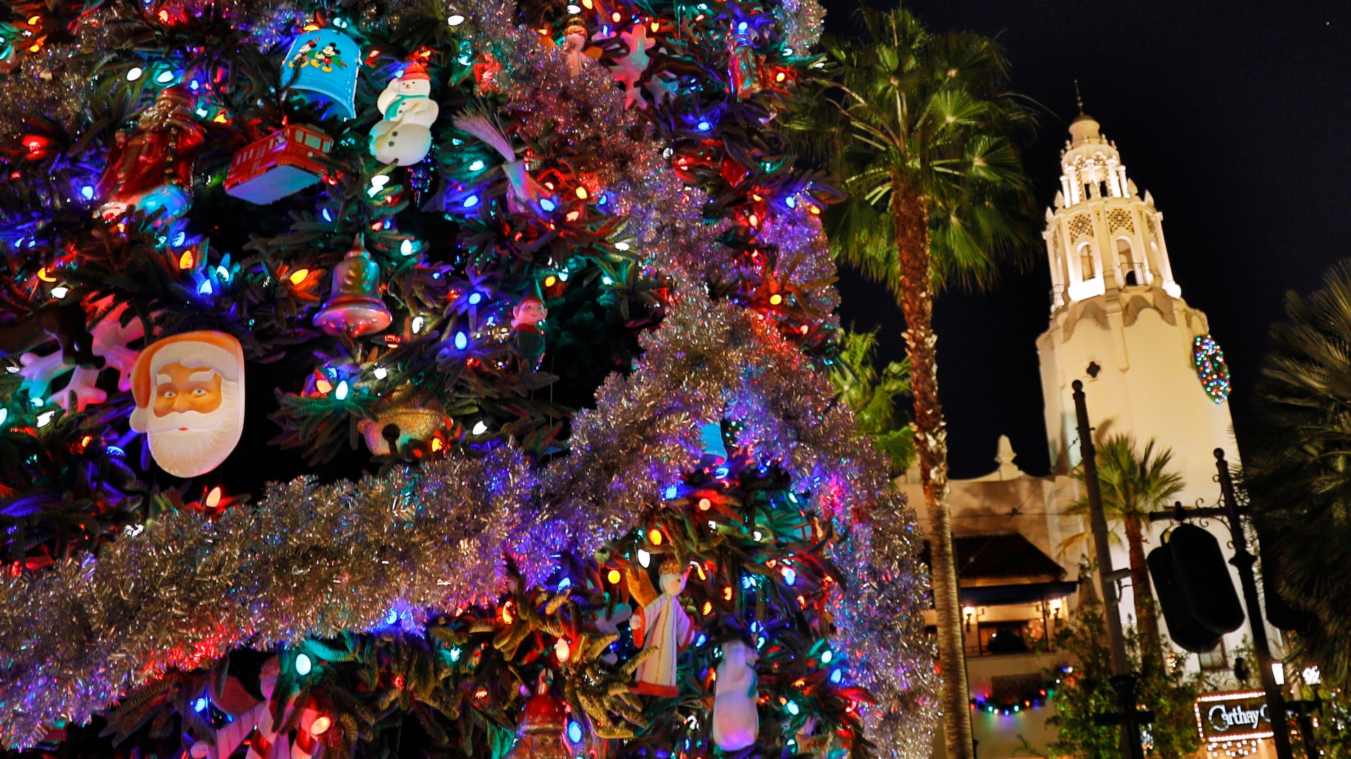 Image result for The Christmas Tree on Buena Vista Street