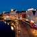 Disney’s BoardWalk iluminado por la noche