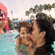 A mother and son enjoy pool time at Disney’s Art of Animation Resort