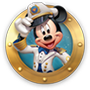Disney Cruise Line Icono de Mickey Mouse en un ojo de buey
